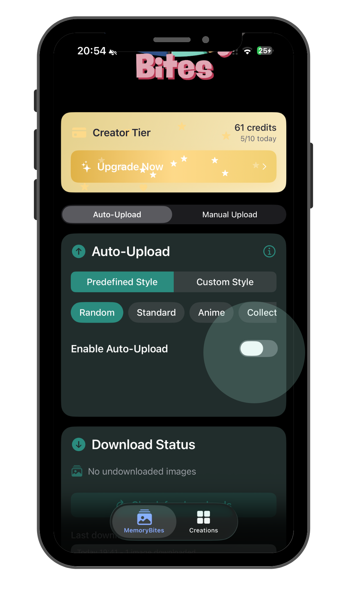 MemoryBites app preview